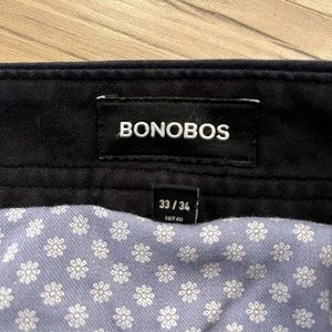 Bonobos Tailored Chino Pant - 33 - Black